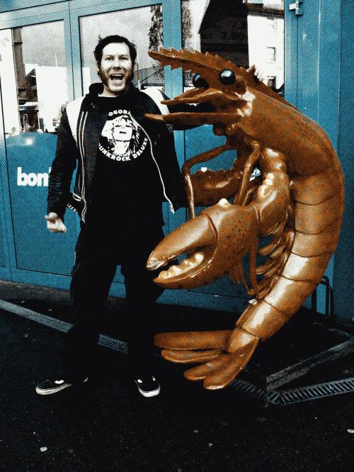 Sir Davvy MacLobster mit Lobster